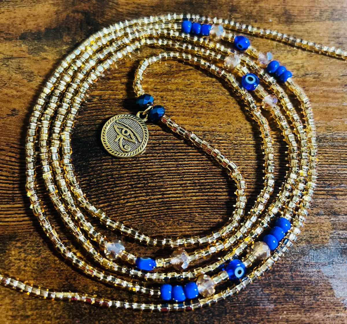 Evil Eye Sacred Waist Beads – Cream & Coco Skincare