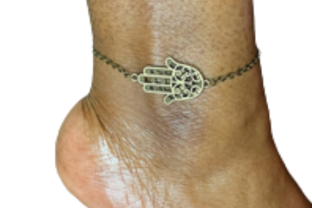 Hamsa Anklet