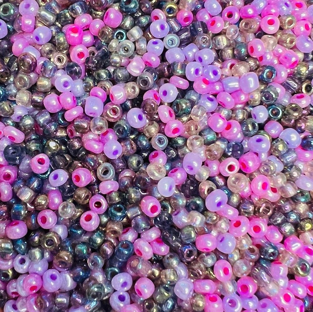 Purple 6/0 seed beads earths oasis