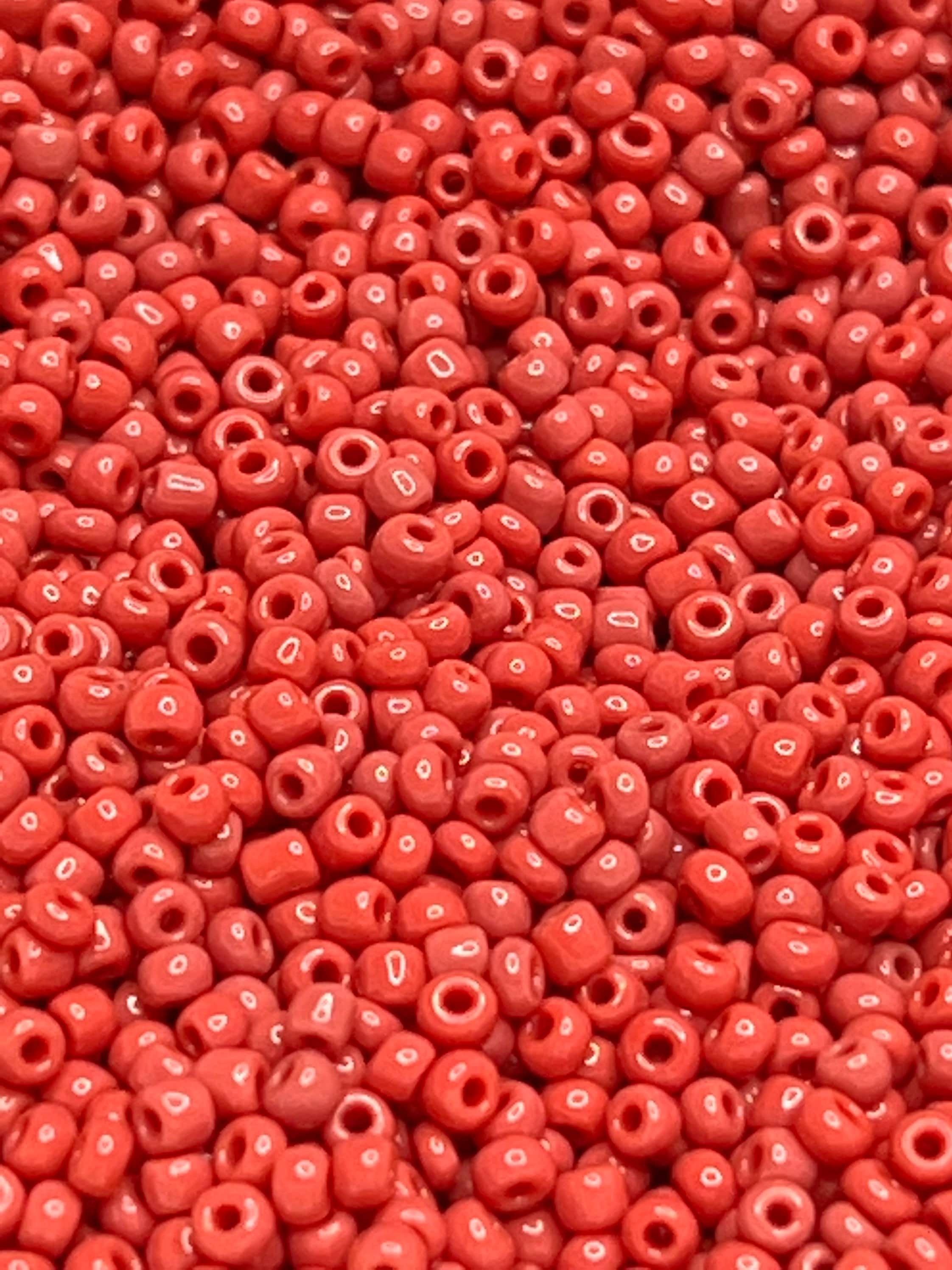 Bulk Red Seed Beads for waist beads and jewelry