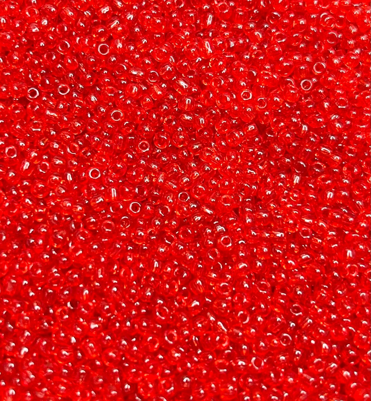 Bulk Red Seed Beads for waist beads and jewelry