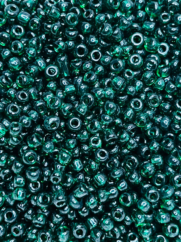 Bulk Green Seed Beads for waist beads and jewelry