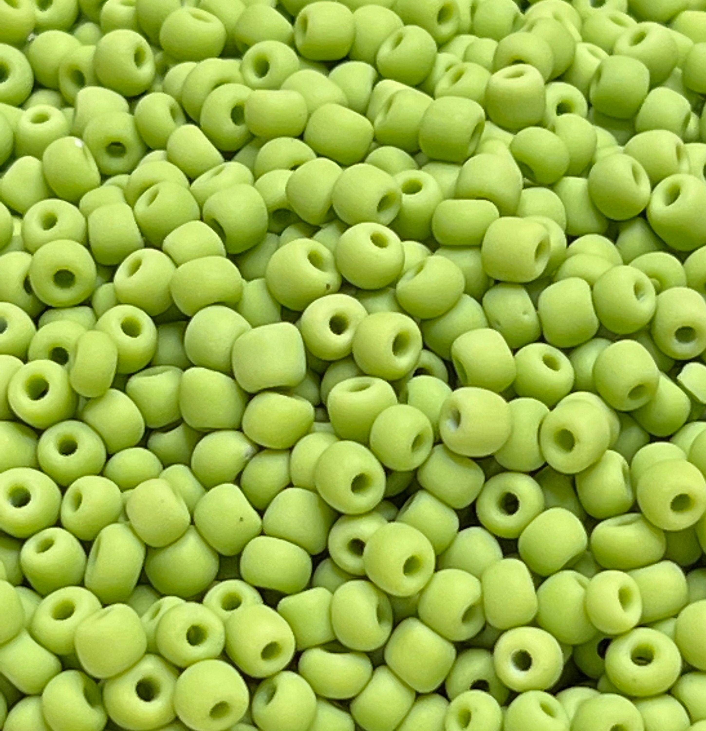 Bulk Green Seed Beads for waist beads and jewelry