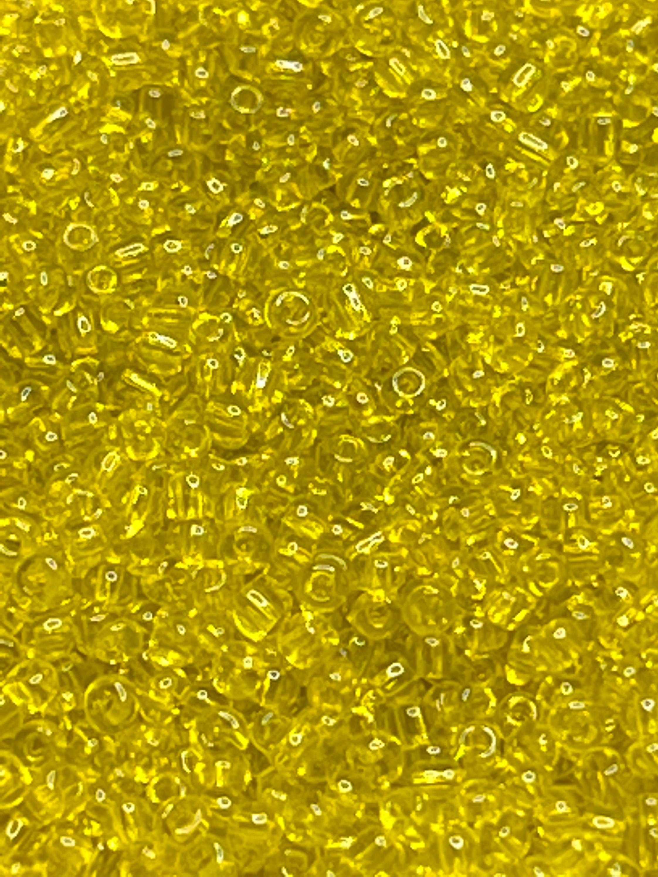 Bulk Yellow and Orange Seed Beads for waist beads and jewelry