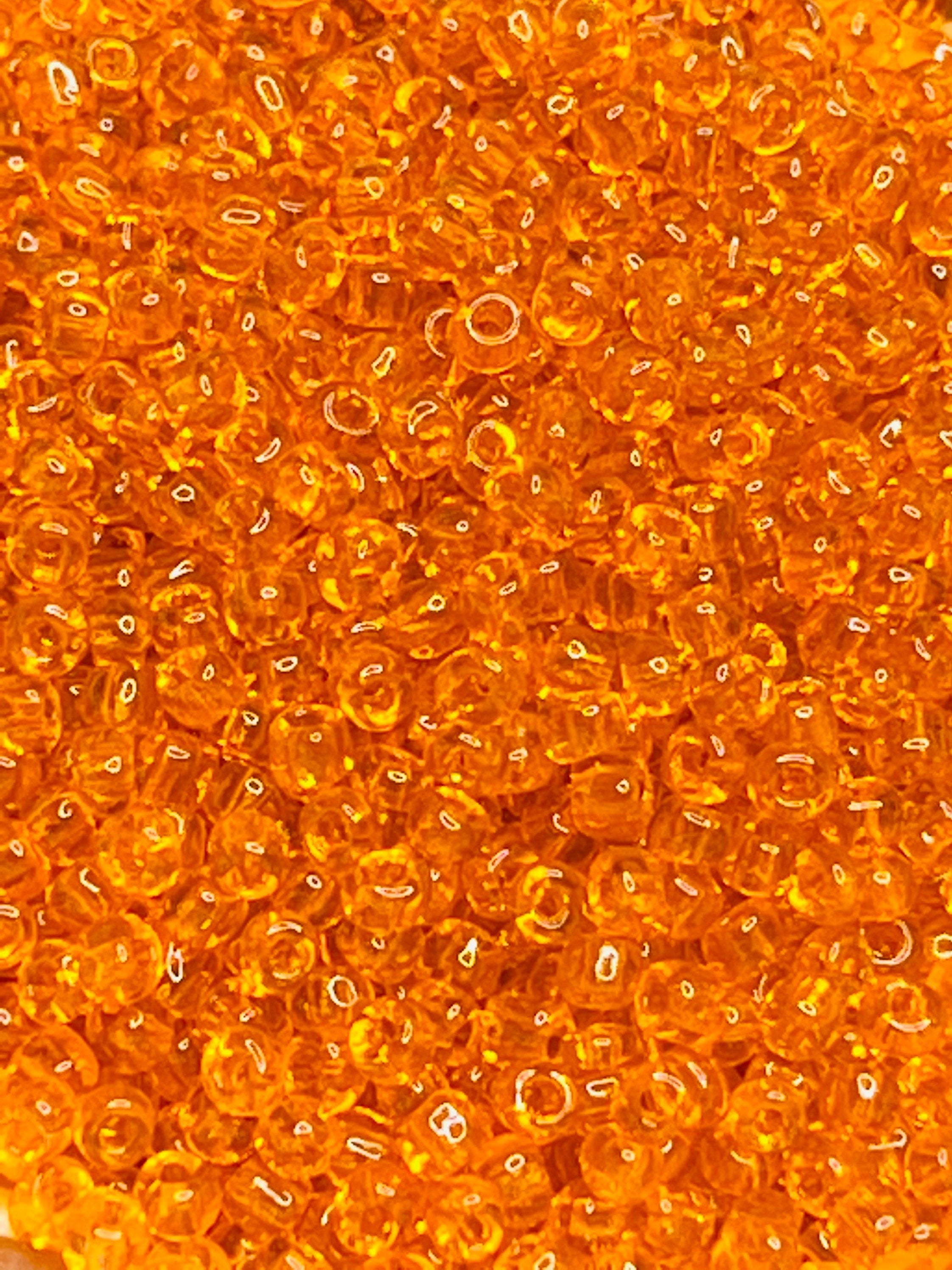 Bulk Yellow and Orange Seed Beads for waist beads and jewelry