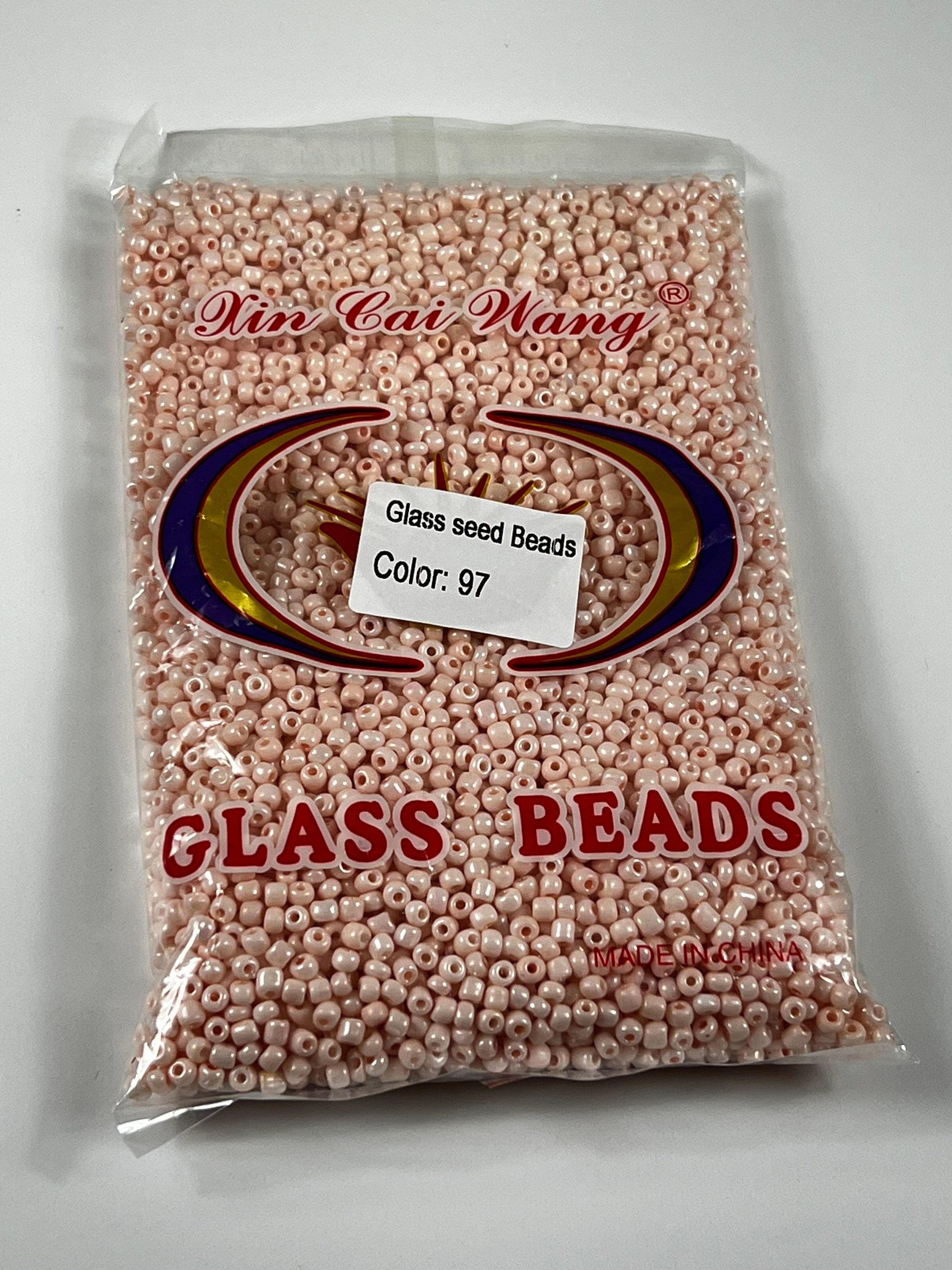 Size 6/0  Bulk glass seed beads 450 grams for waist beads and jewelry