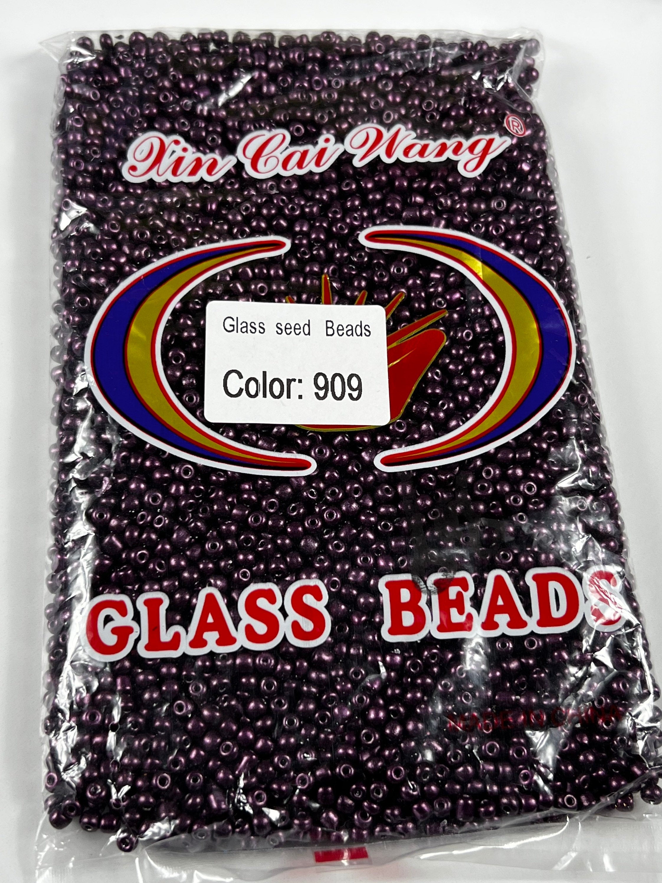 Size 6/0 Luster and Ceylon  Bulk glass seed beads for waist beads and jewelry 450 grams