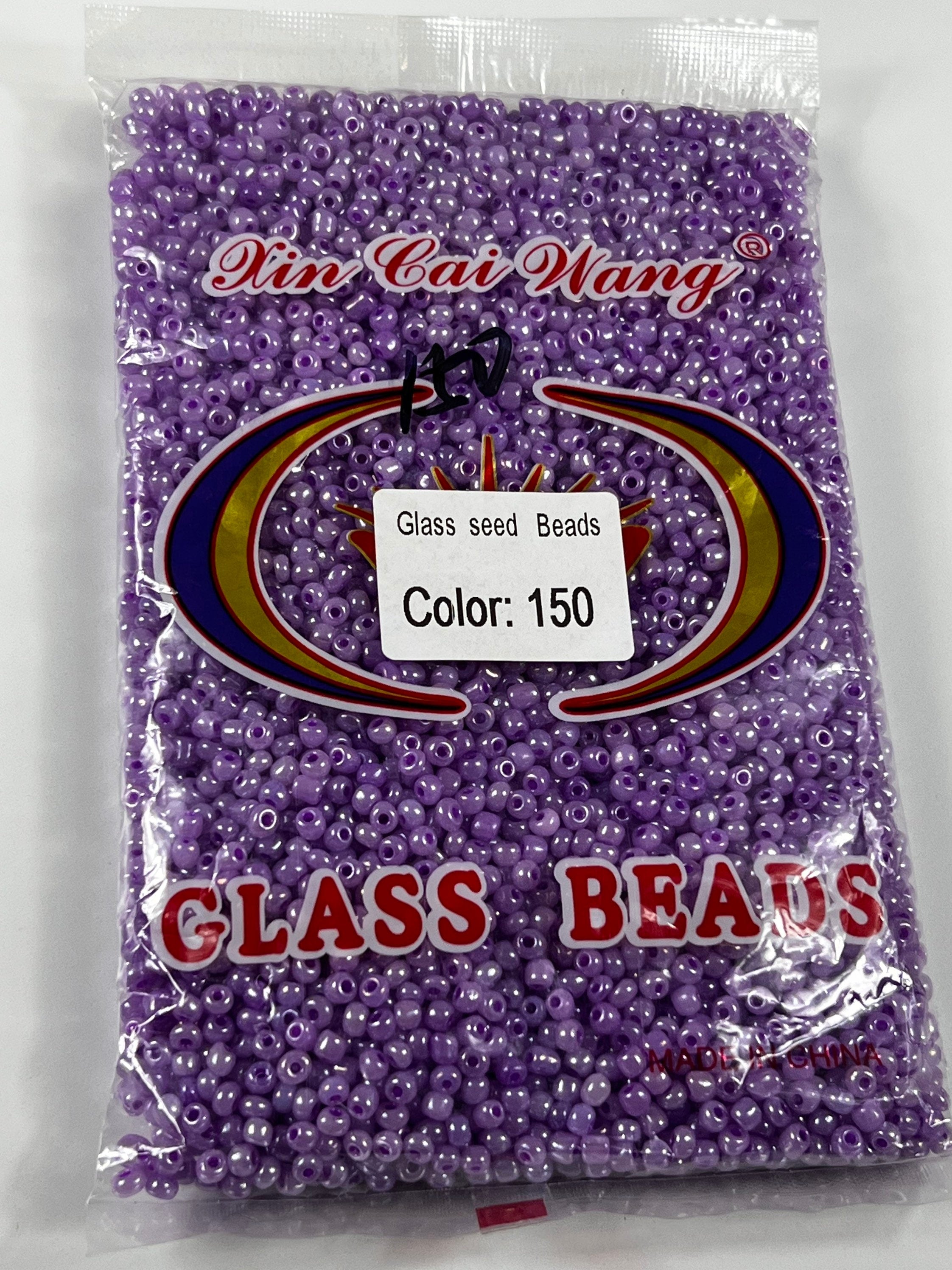 Size 6/0 Luster and Ceylon  Bulk glass seed beads for waist beads and jewelry 450 grams