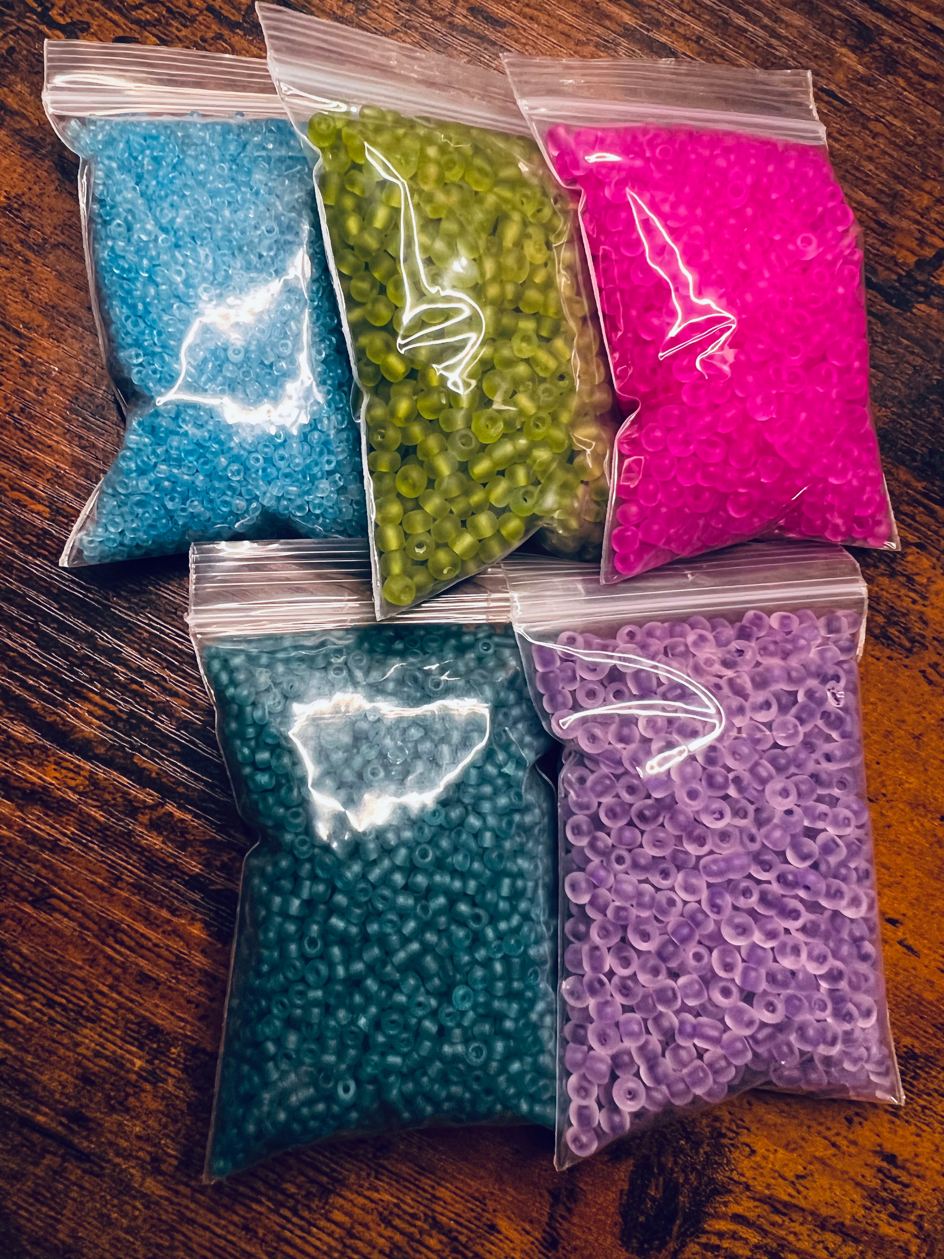 Frosted Bulk Beads