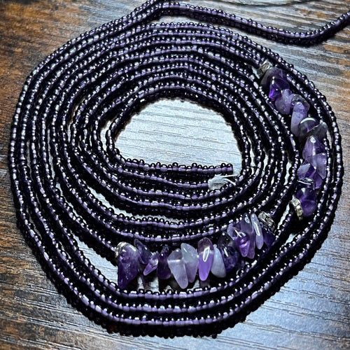 Amethyst Waist Beads