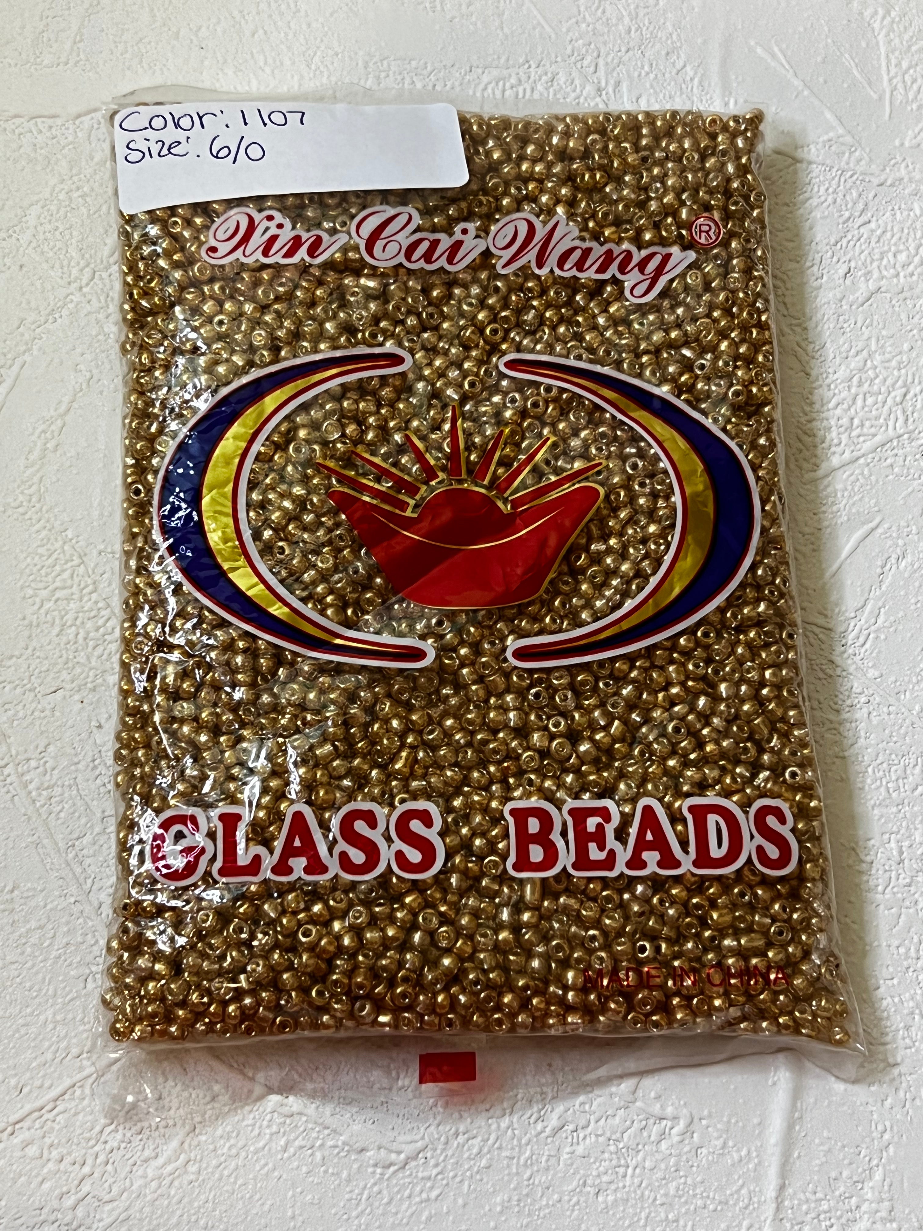 Metallic Bulk glass seed beads for waist beads and jewelry