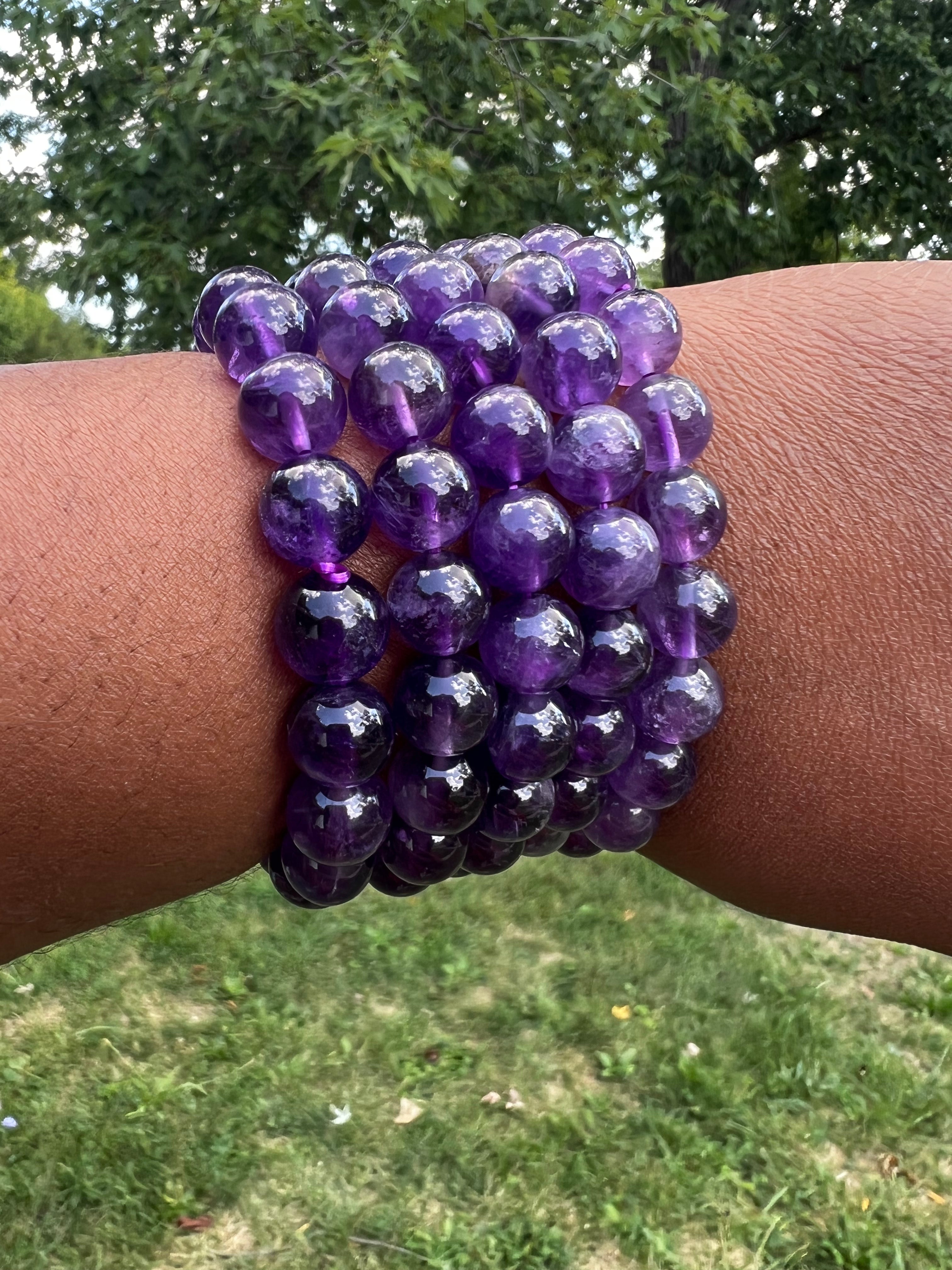 Calming Amethyst Energy Bracelet