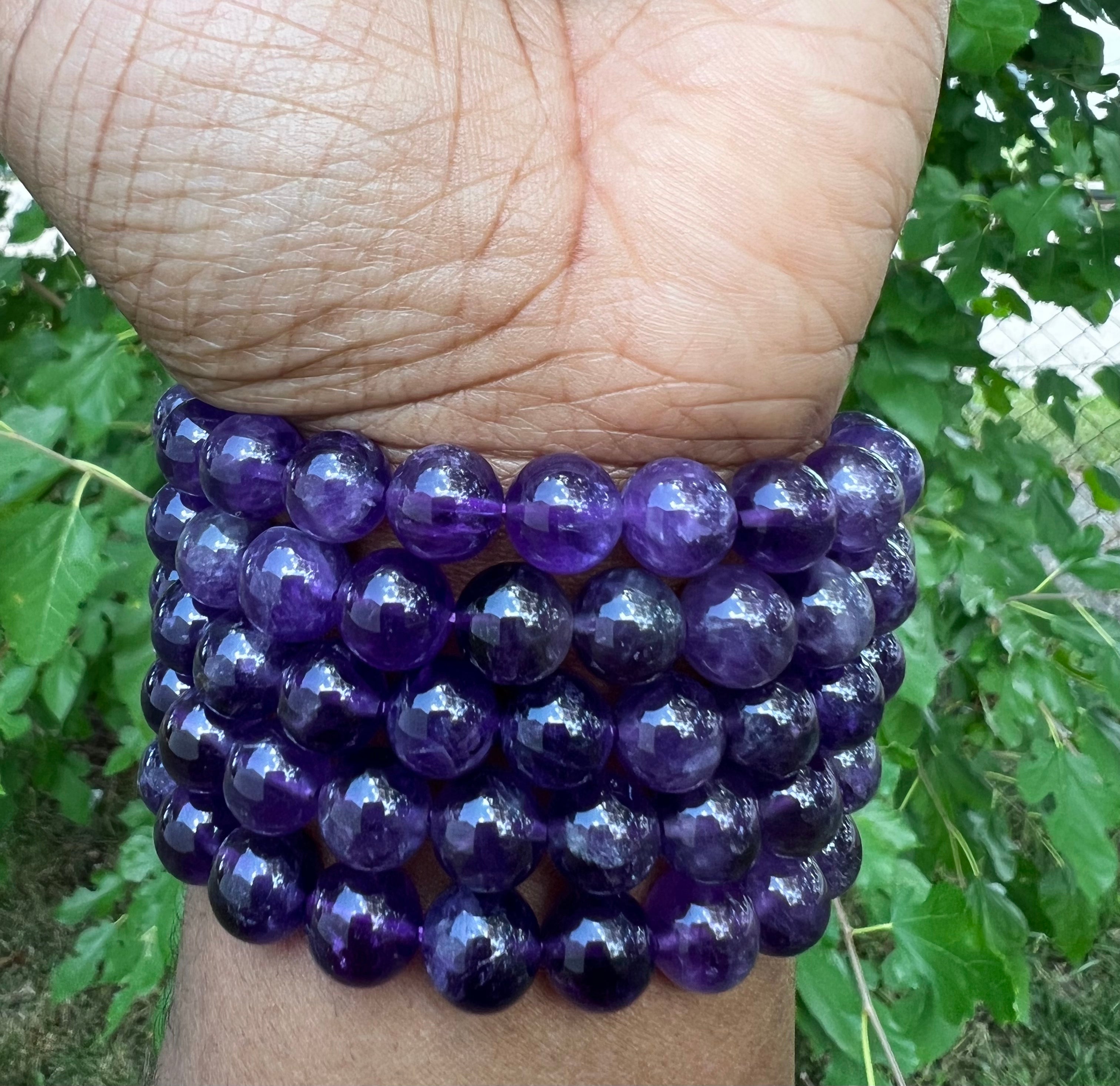 Calming Amethyst Energy Bracelet