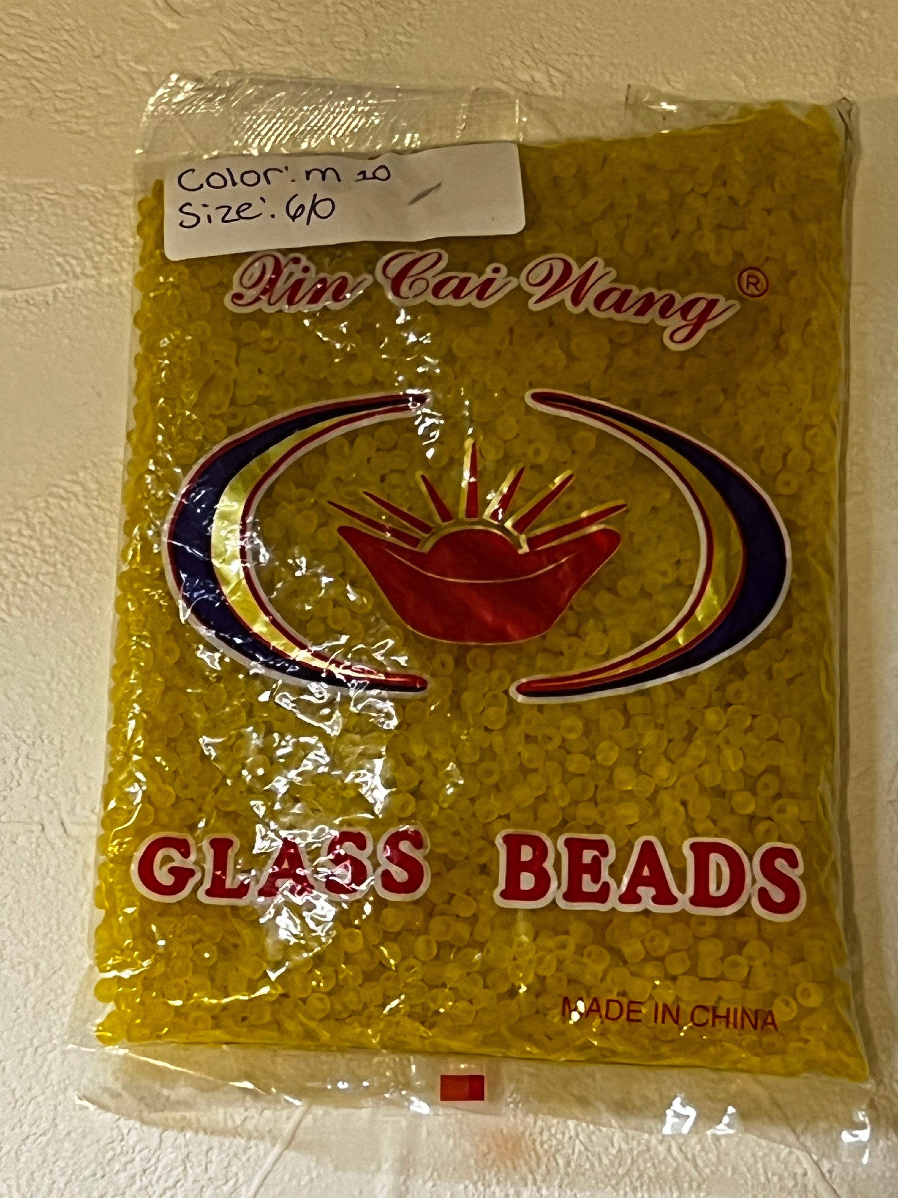 Size 6/0, size 8/0 Frosted Bulk glass seed beads for waist beads and jewelry