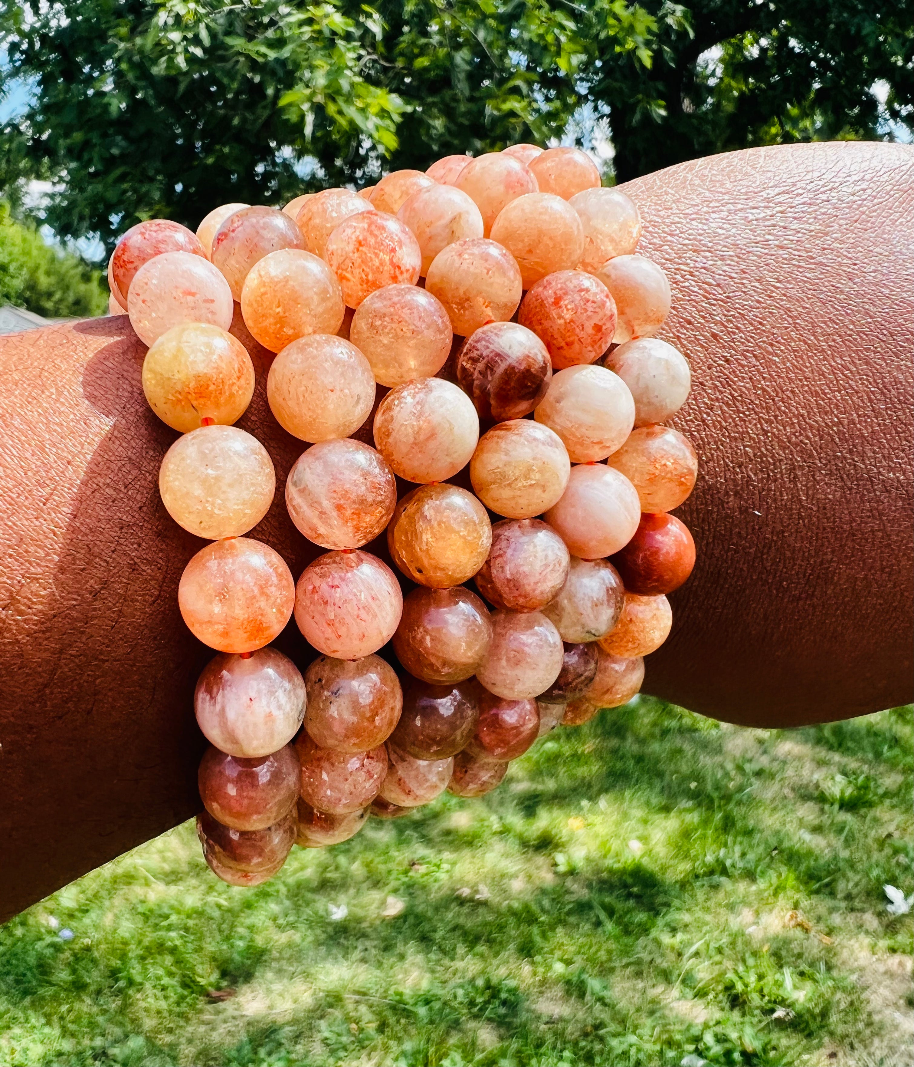 Spiritual Warmth Sandstone Energy Bracelet